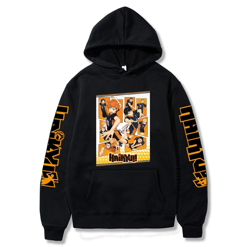 

Anime Haikyuu Hoodies Kuroo Anime Bokuto Shoyo Volleyball Hoodies Sweatshirt Men Hoodie Fashion Designer Streetwear