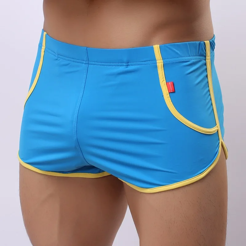 Трусы боксеры мужские прозрачные бесшовные пикантное нижнее белье повседневные