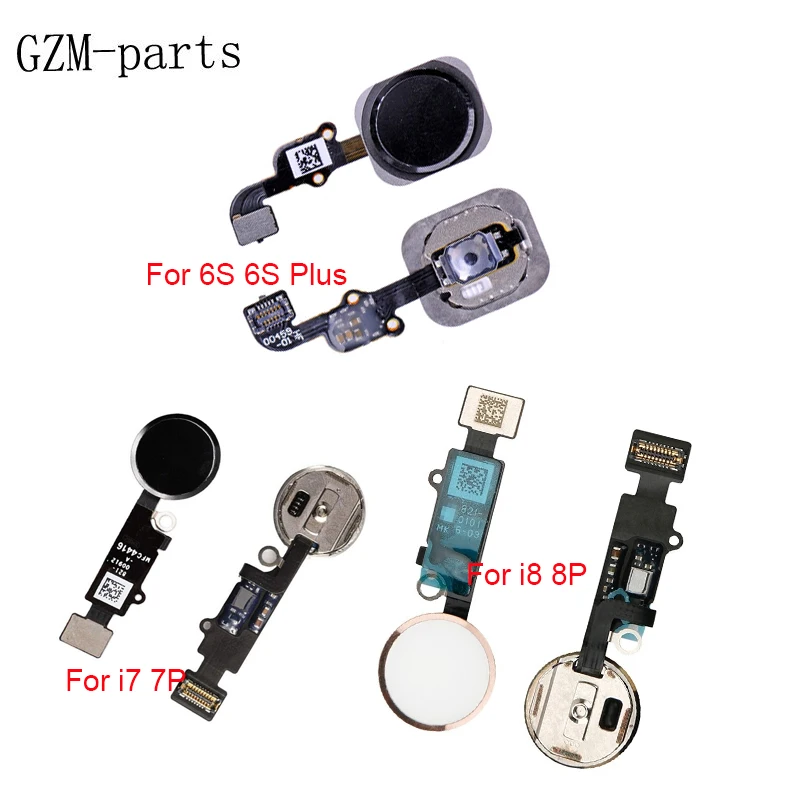 Запчасти GZM 1 шт. кнопка домой гибкий кабель в сборе для iPhone 6S Plus запчасти датчика