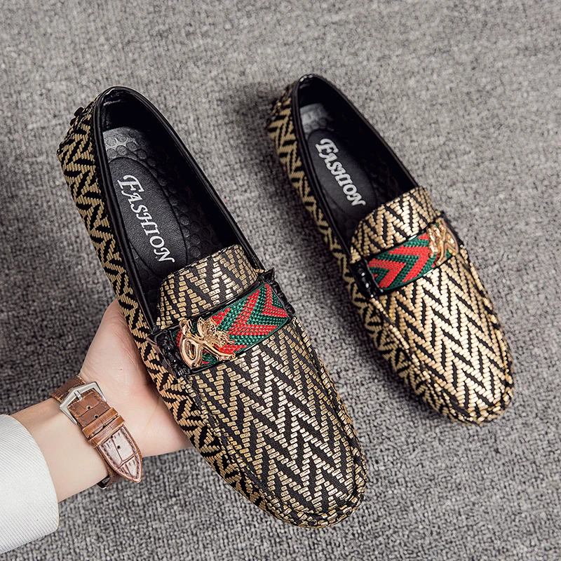 Размера плюс для мужчин Лоферы светильник водонепроницаемые мокасины Кожаная