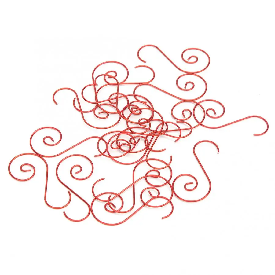 60 шт. металлические крючки s образной формы для украшения рождественской елки