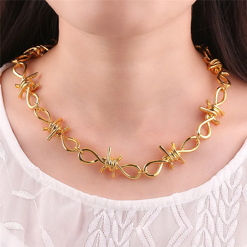 New Handmade Harajuku Gothic Metal Wind Bamboo Necklace Unisex Punk Pants Chain Wallet Chain Japanese Street Rock Style