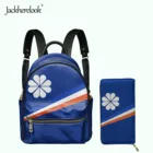 Jackherelook Island Kwajalein, дизайнерский женский модный мини-рюкзак из ПУ кожи, кошелек, 2 шт.компл., Маленькая женская сумка для кампуса