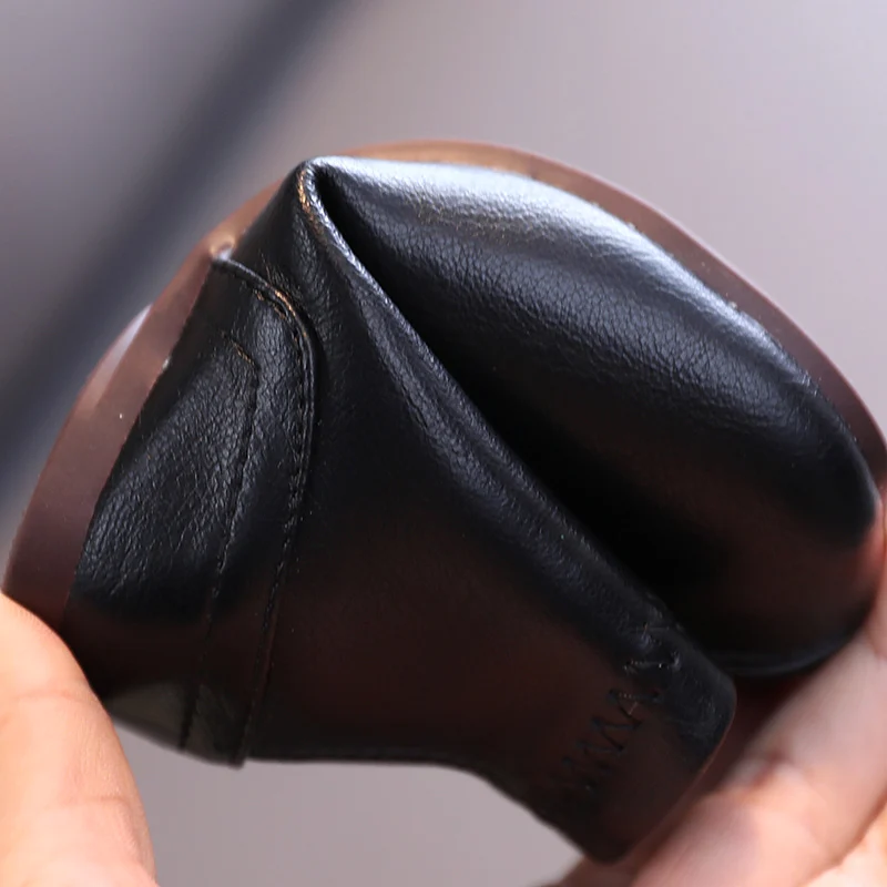 Ботинки мартинсы для девочек осень 2020 новинка детская обувь в британском стиле