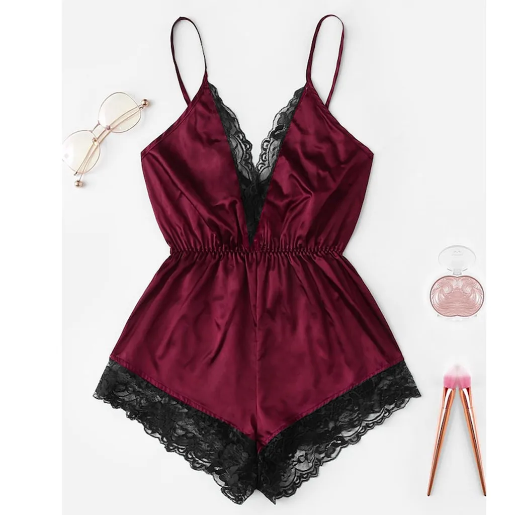 

Sexy Lingerie Set Sleepwear Menina Women's Pajama Set Sexy Temptation Babydoll Nightwear Cute Cami Top Shorts Pijama Mujer