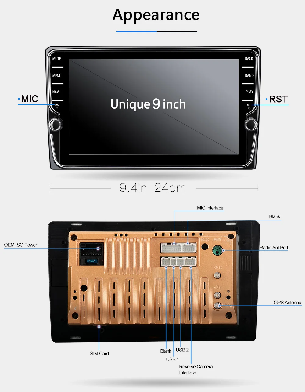Funrover " android 9,0 2 din Автомобильный Радио мультимедийный плеер для toyota corolla 2013 dvd gps навигация DSP 4G 64G SIM BT