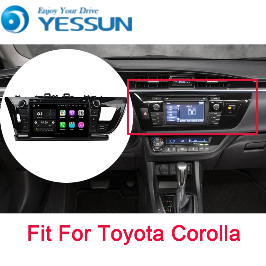 

YESSUN Android Car Navigation GPS For Toyota Corolla 2014~2015 Audio Video Radio Stereo Multimedia HD Touch Screen Player.