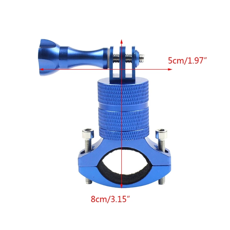 

Aluminum Bicycle Clip 360 Degree Rotaty Bike Cycling Handlebar Adapter Camera Stand Motorcycle Mount for Hero 8/7/6/5/4/3/2