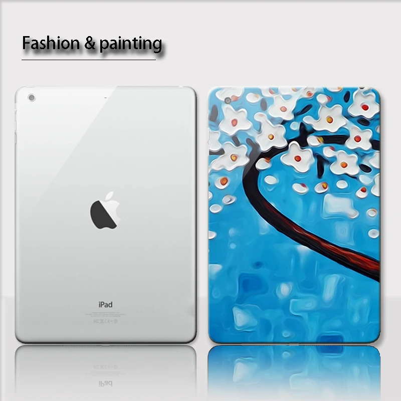 Окрашенные DIY Чехлы для планшетов Apple i Pad 2 3 4 5 6 Air 1 9 7 модель A1474 A1475 A1476 A1566 A1567 Мягкий
