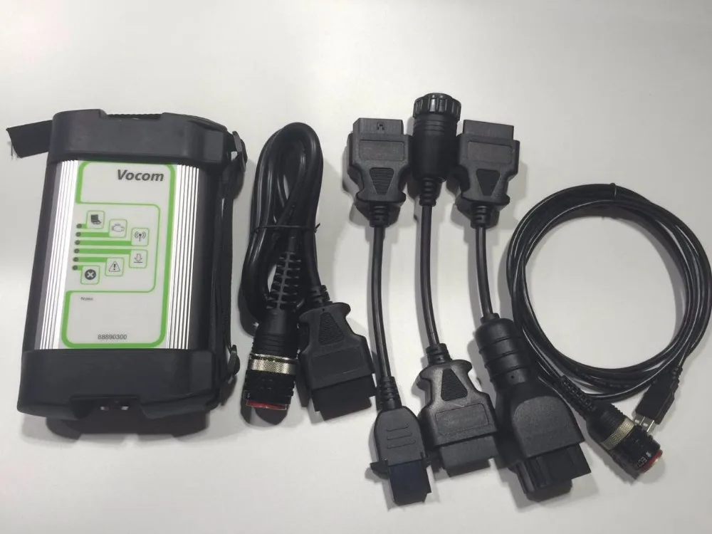 Vocom 88890300 interface communication unit for renault UD Mack Volvo Truck Bus Excavator construction Equipment diagnostic tool |