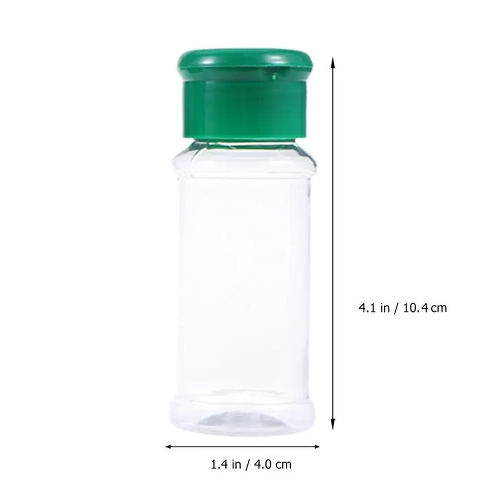 

10Pcs 100ml Plastic Seasoning Bottle Spice Dispenser Pepper Jar Storage Bottle kitchen Accessories Tool