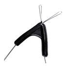 DNDYUJU 50 шт. двойные крючки контактор устройство пространство бифуркация восемь видов пространственная леска Поворотная связывающая леска инструменты