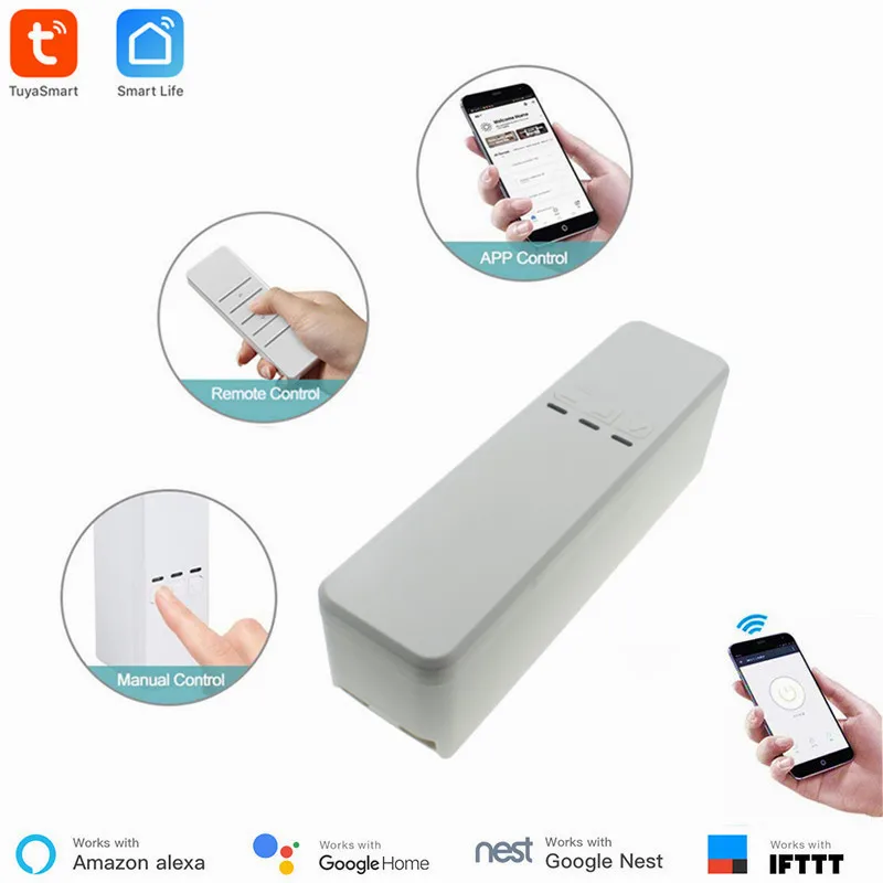 

Tuya WiFi Roller Shade Driver DIY Roller Shutter Motor Tuya/Smart Life APP Voice Control Work With Alexa Google Assistant