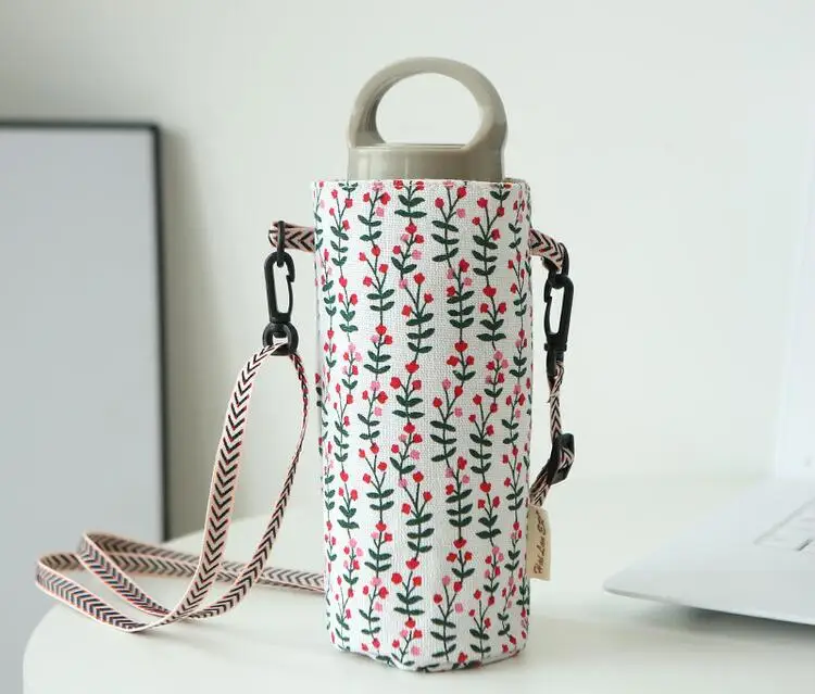 TECHOME модная сумка для хранения чашек хлопковая льняная Крышка Холщовая Сумка с