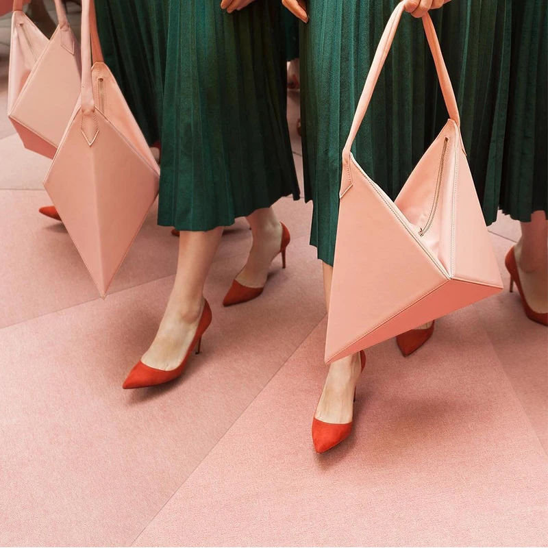 FLEX triangle оригами ромб складывающаяся сумка-тоут сумка через плечо дизайнерские