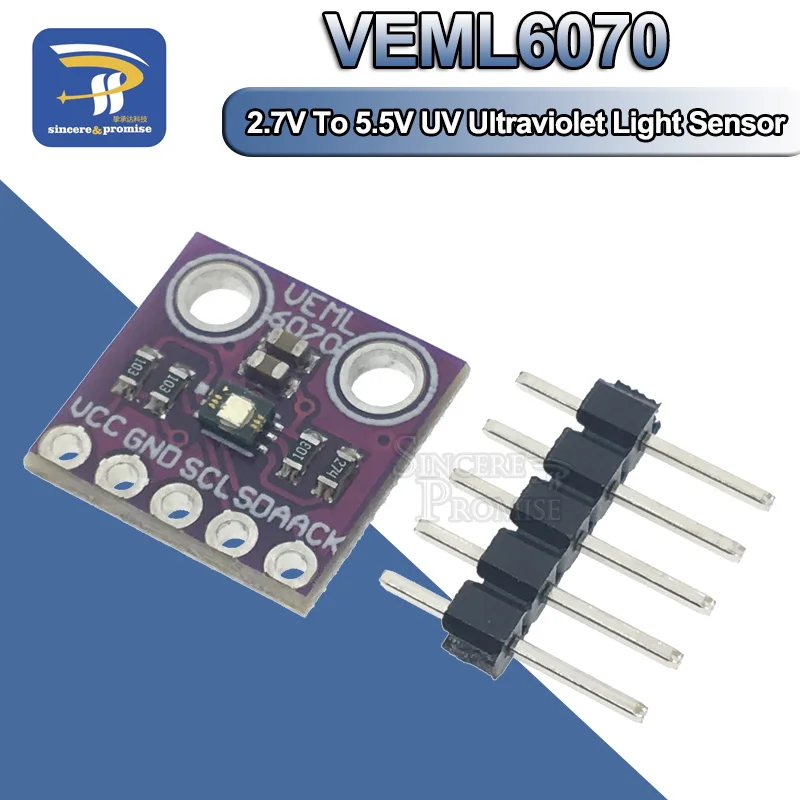 Фонарь VEML6070 с датчиком УФ-чувствительности для Arduino I2C от 2 7 в до 5 В Новинка |