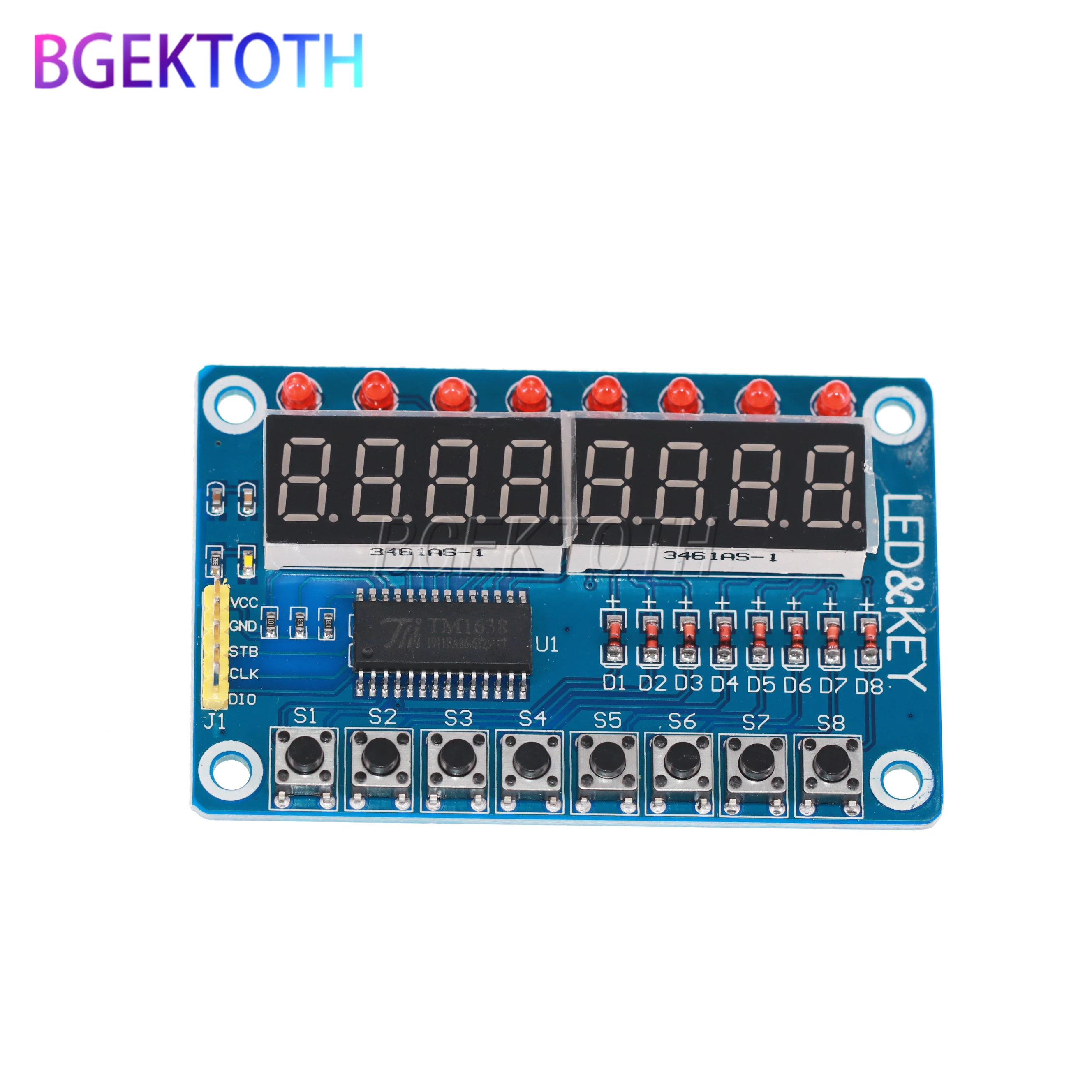 

TM1638 Module Key Display For AVR Arduno New 8-Bit Digital LED Tube 8-Bit