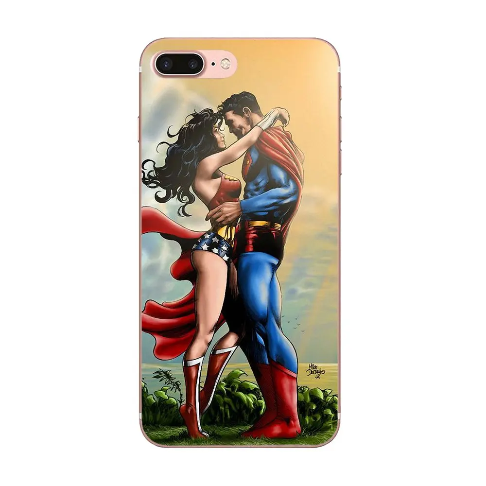 Супермен поцелуи чудо-женщина для Huawei Honor 4C 5A 5C 5X6 6A 6X7 7A 7C 7X8 8C 8S 9 10 10i 20 20i Lite рro |
