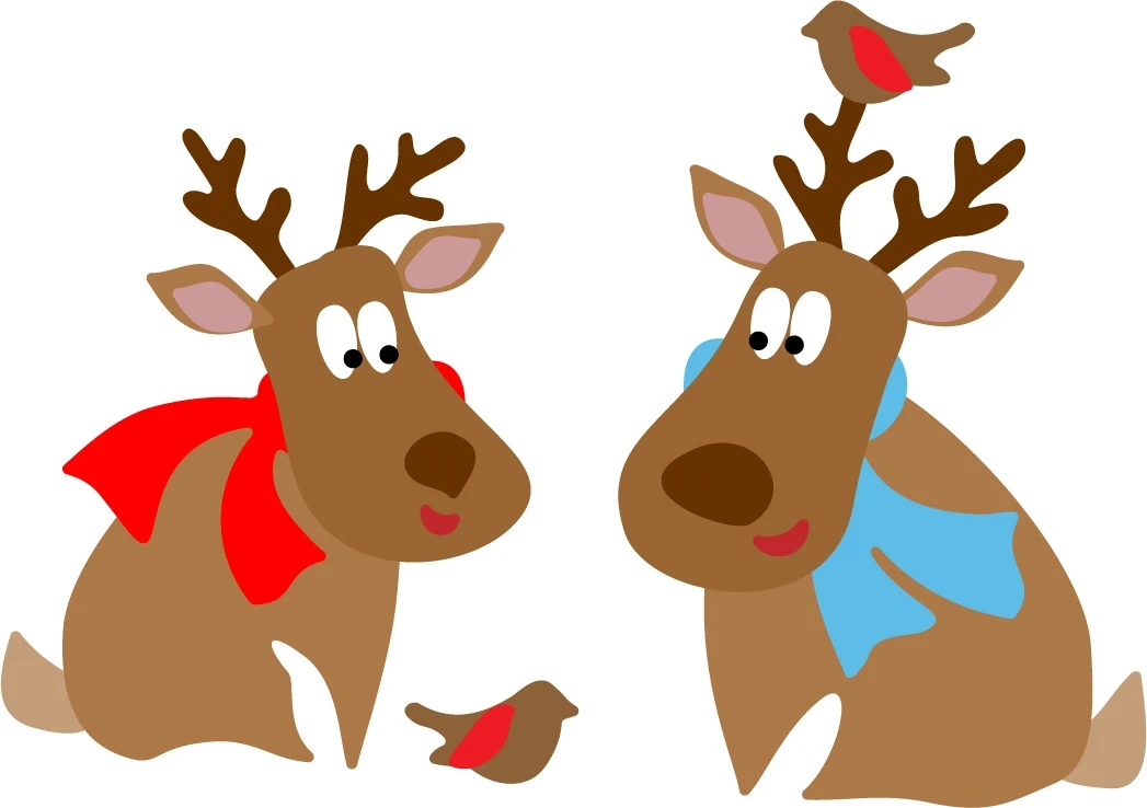 

2PC deer Metal Cutting Dies for Scrapbooking Steel Craft Cut Embossing Paper Card Album Stencil