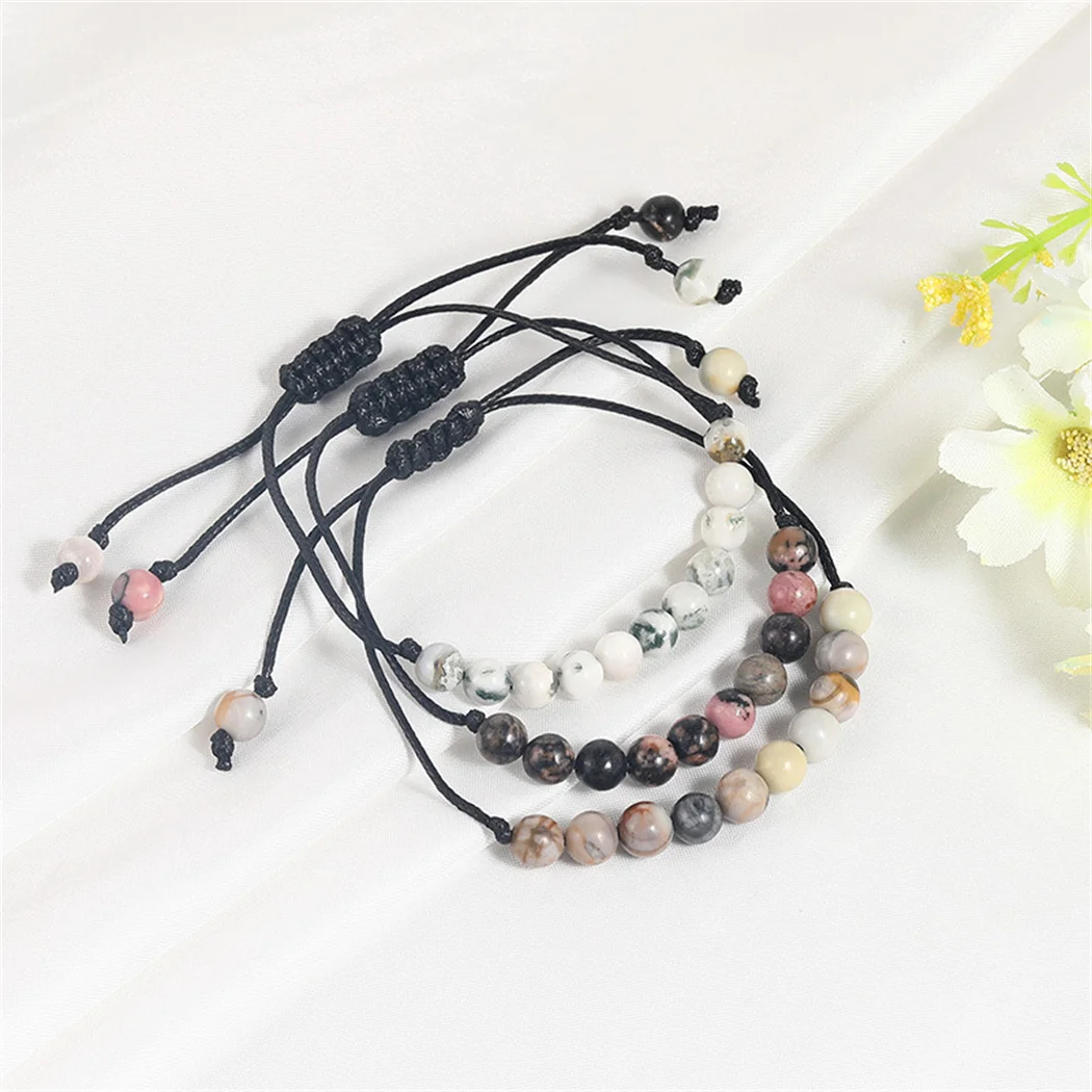 

Natural stone bracelet women jewelry Yoga natural stones beads Bracelets for men accessorie meditation Punk bracelet jewelry