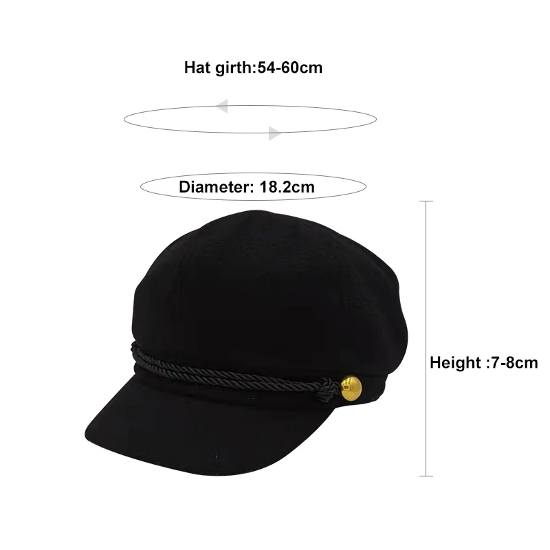 Лидер продаж унисекс кепка газетчика берет в стиле винтаж однотонные зимние