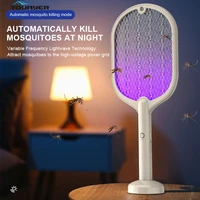 electric mosquito swatter household two in one electric shock mosquito killer usb rechargeable mosquito killer insect killer