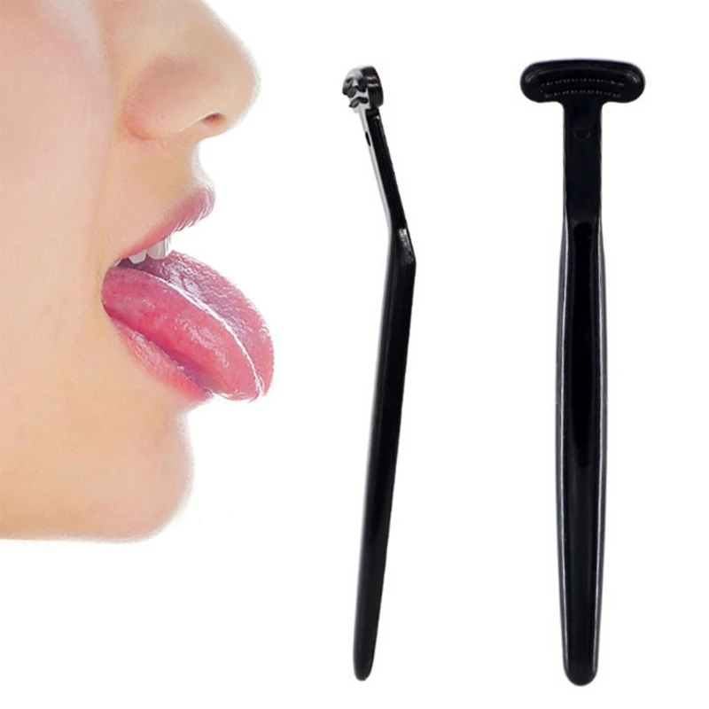 

Tongue Brush cleaner Oral cleaning tongue brush Fresh Breath remove tongue coating 2 in 1 bamboo charcoal Tongue Scraper