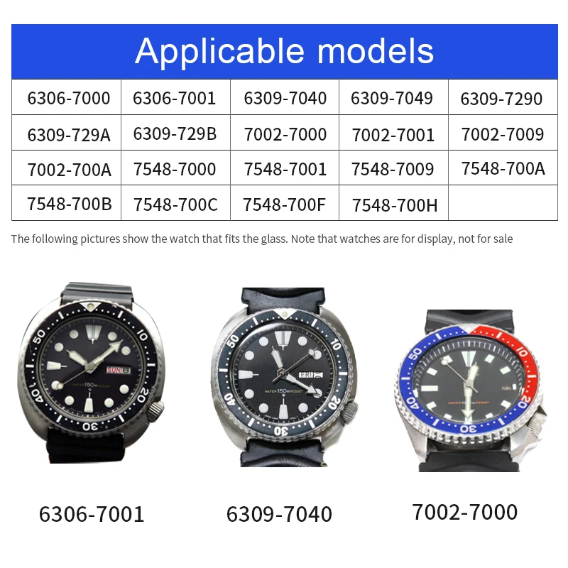 Новые Кристальные часы для SEIKO6105-8110 6105-8000 6119-7173 7017-8000 6119-8140  320W10GN | Наручные часы | АлиЭкспресс