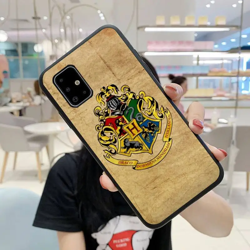 

Hufflepuff Ravenclaw Slytherin Phone Case For Samsung S5 S6 S7 S8 S9 S10 S20 S21 Edge Plus E Fe Lite Fundas Cover