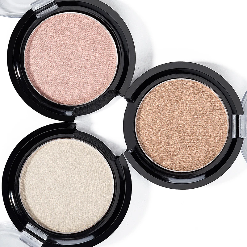 1 шт. блестящие Румяна гладкая контур лица для макияжа розовые оранжевые S55 |