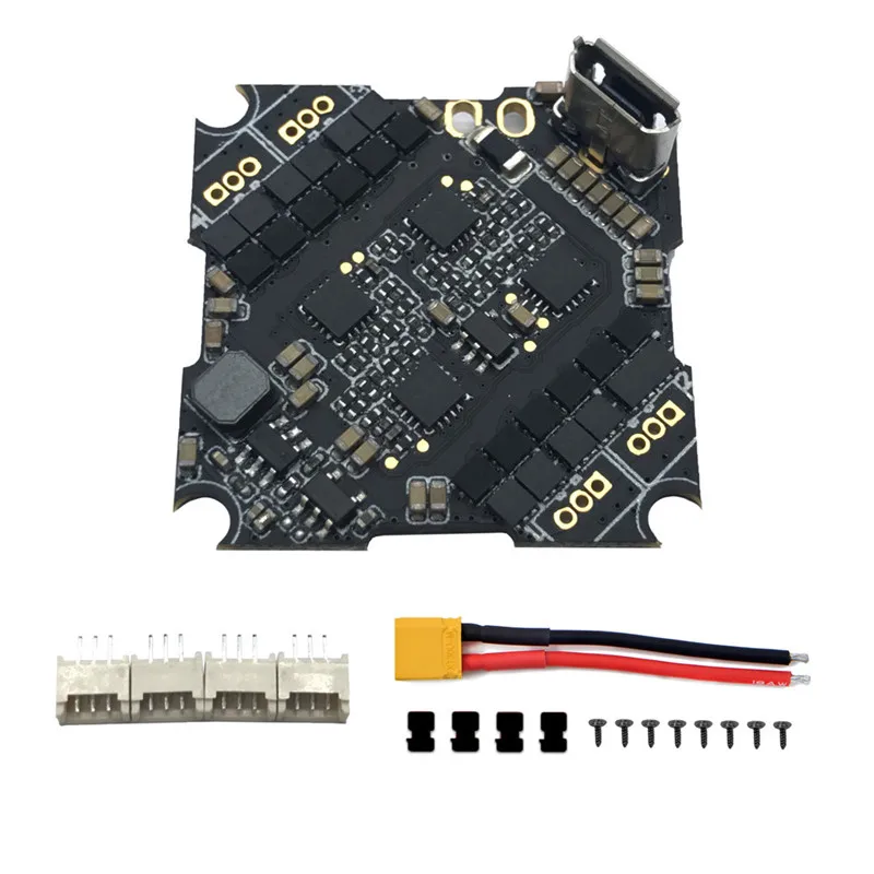 NameLessRC AIO OSD AIO412 F4 BEC и встроенный 12A BL_S 2-4S ESC контроллер полета для Tinywhoop Quadcopter FPV гоночного дрона части