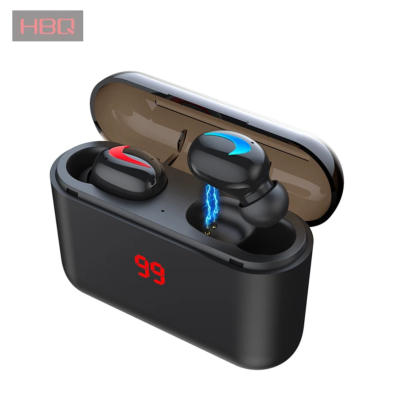 HBQ Q32 Bluetooth гарнитура V5.0 в ухо TWS беспроводные вкладыши спортивные наушники 3D