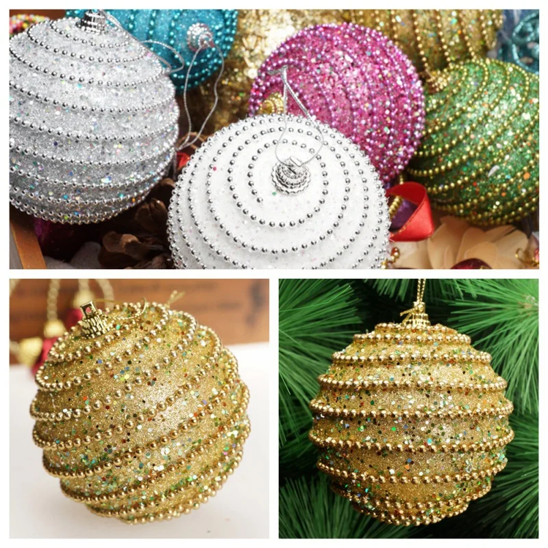 

Luxurious Foam Christmas Ball Decorative Pendant Christmas Baubles Ornament Christmas Decorations Bombki Choinkowe Navidad