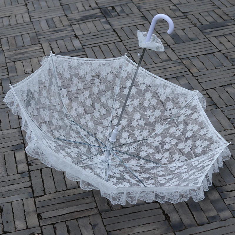 Новый Модный свадебный кружевной зонт для свадебной вечеринки танцевальная