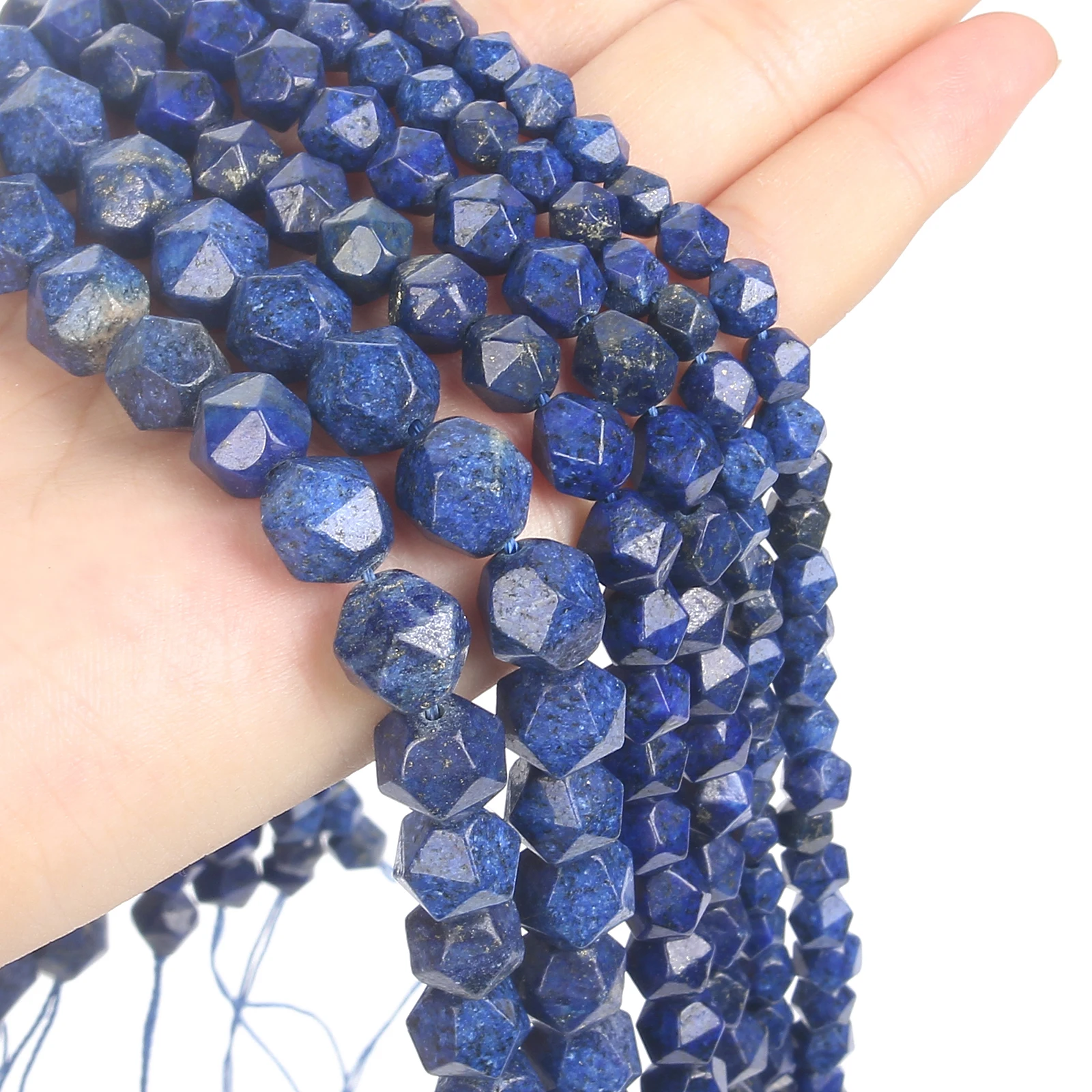 Бусины из натурального камня с ляпис-Лазуритом круглые бусины россыпью для