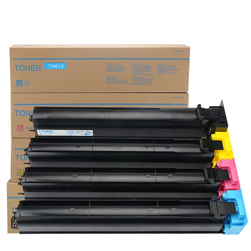Новый совместимый цветной картридж с тонером TN613 для konica minolta C452 C552 C652 Набор