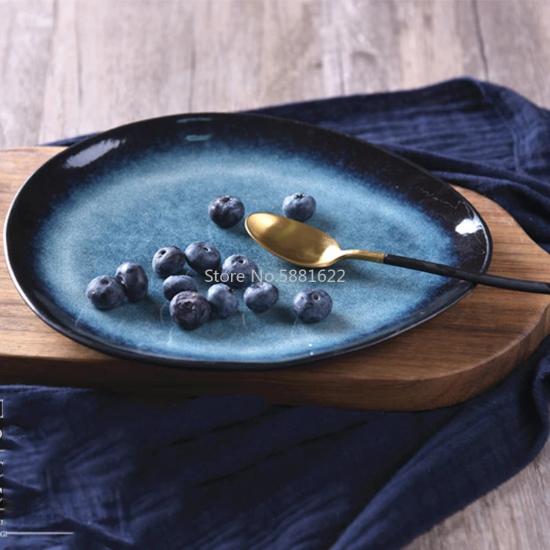 Посуда керамическая обеденная тарелка набор тарелок фарфоровая Милая десертная