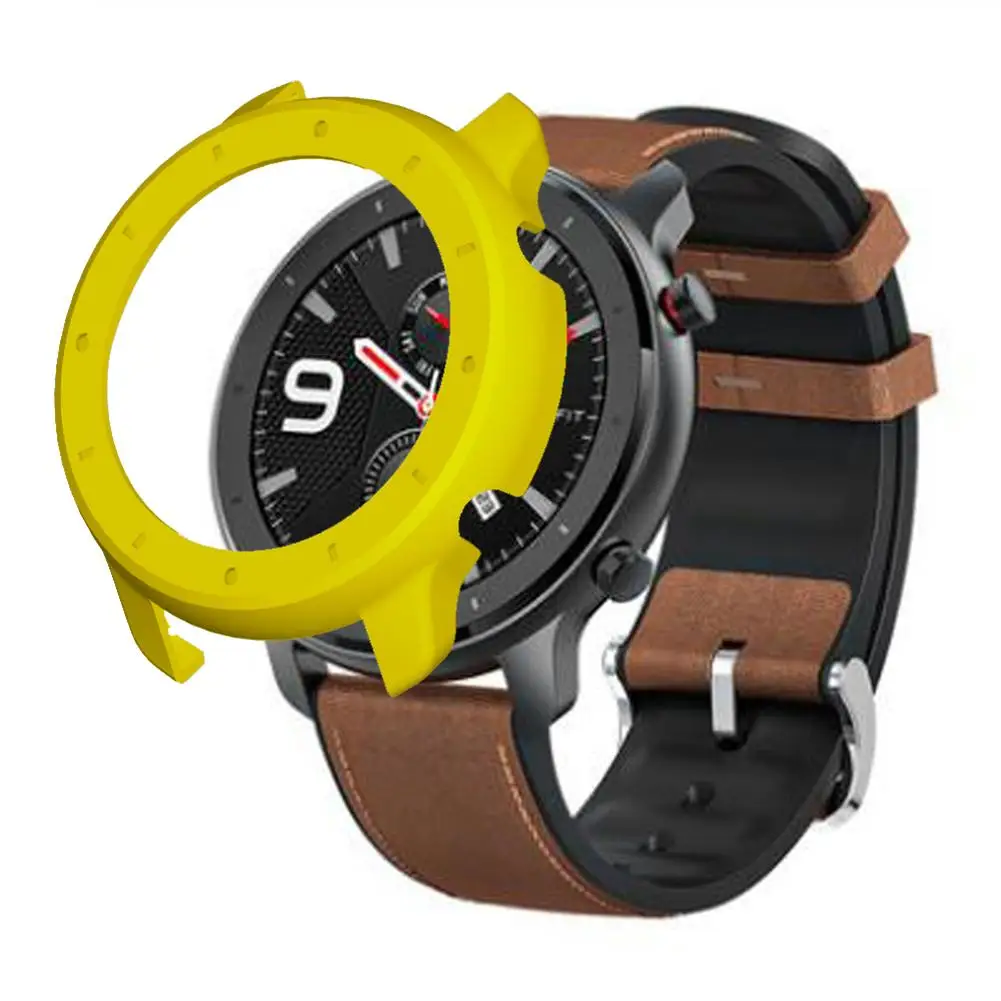 Замена красочная Защита жесткого диска чехол Корпус рамка для Huami Amazfit GTR часы (47
