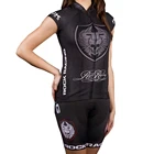 Женский комплект одежды для велоспорта Rock Racing, профессиональный комплект из джерси и шорт с нагрудником
