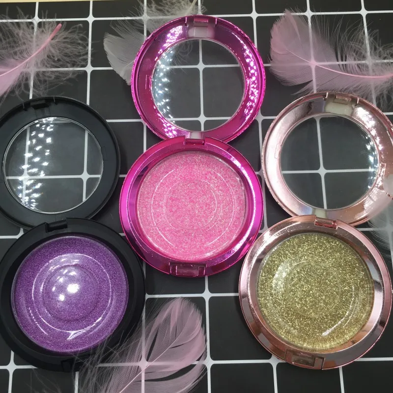 Чехлы для ресниц с кругами 10 шт./лот розовые розовое золото индивидуальная