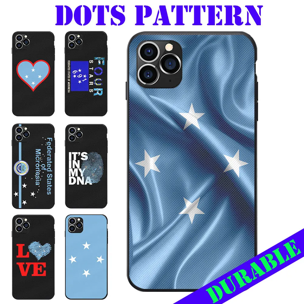 Федеративные Штаты Микронезии флаг точки узорные ТПУ телефонные чехлы для iPhone 6 7