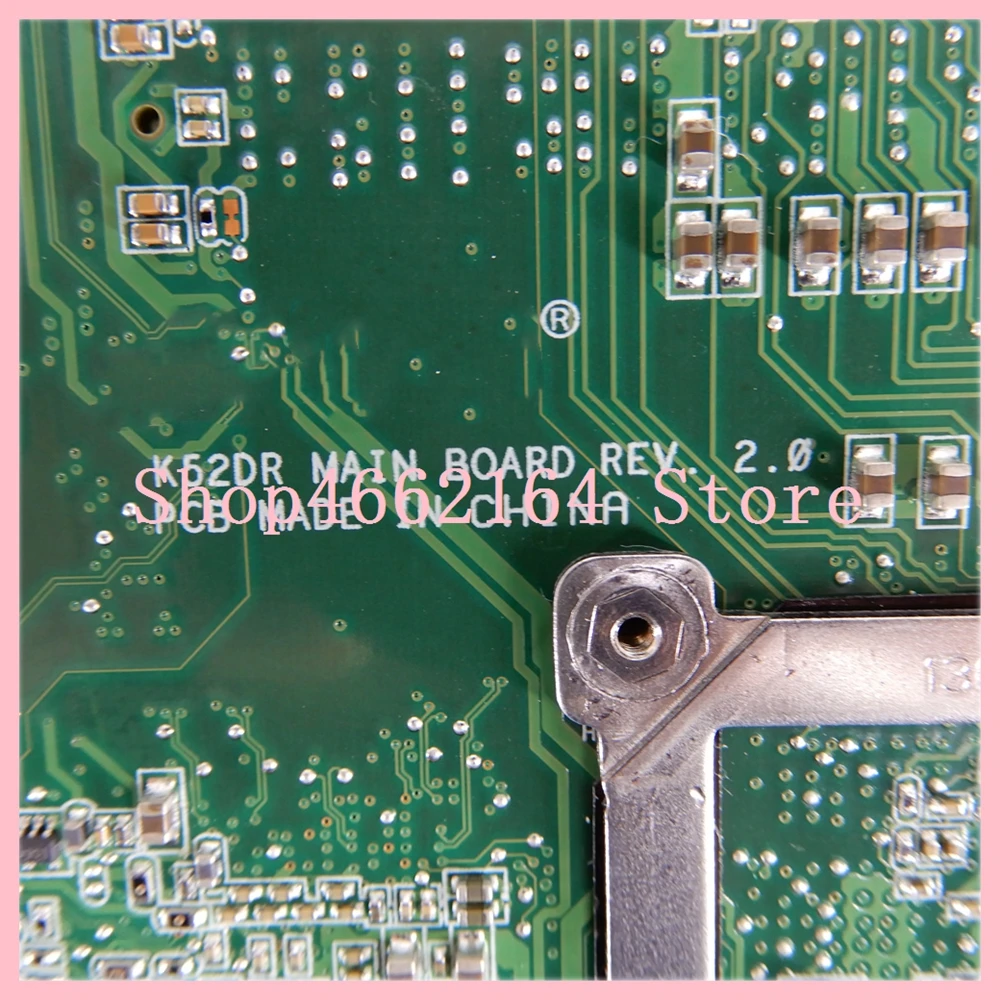 Материнская плата для ноутбука K52DR для ASUS K52DY A52D K52DE K52D X52D с основной платой 8 * память 100% проверена на работоспособность, бесплатная доставка