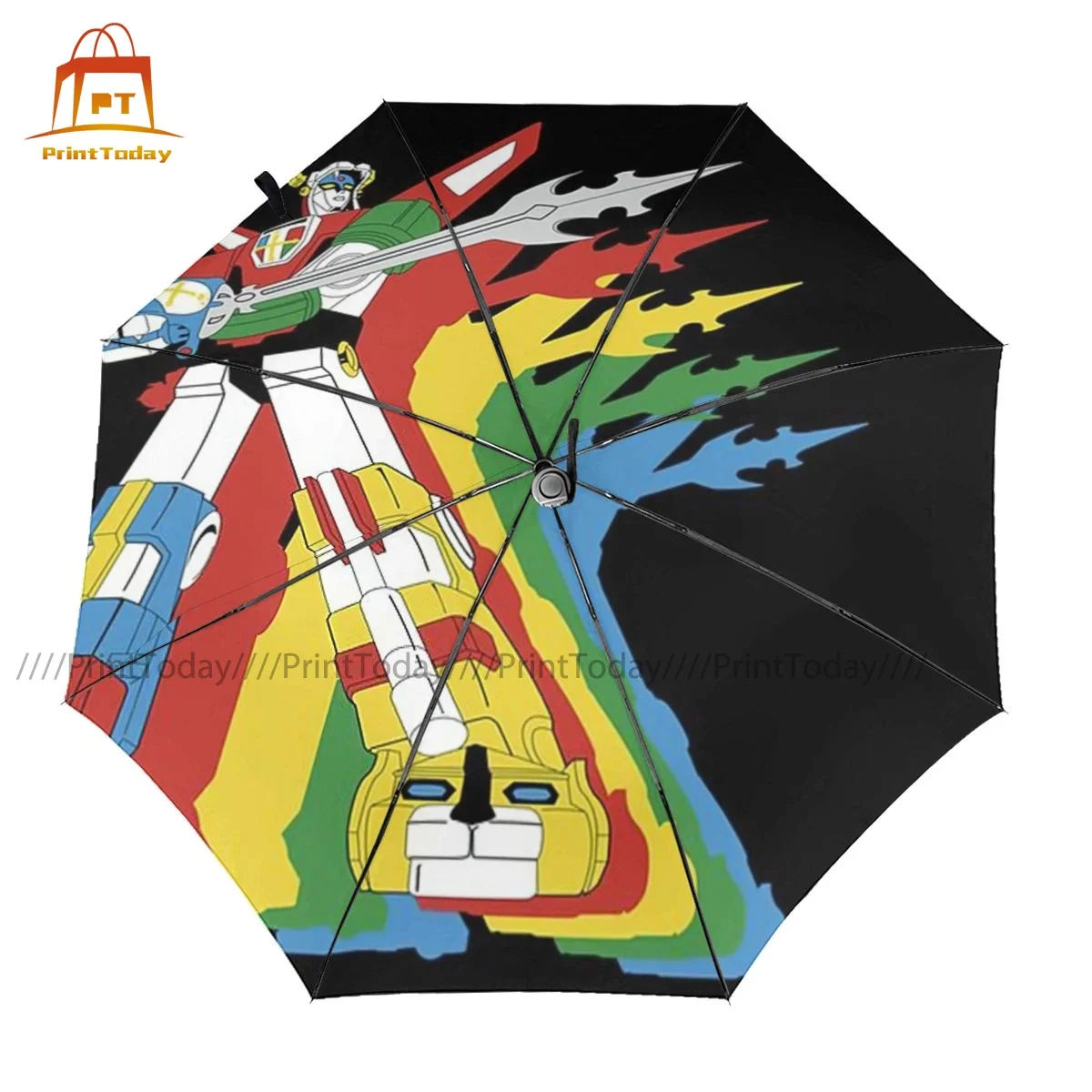 

Voltron Umbrella Automatic Wind Proof Umbrella Wholesale Painting Tours Portable Umbrella