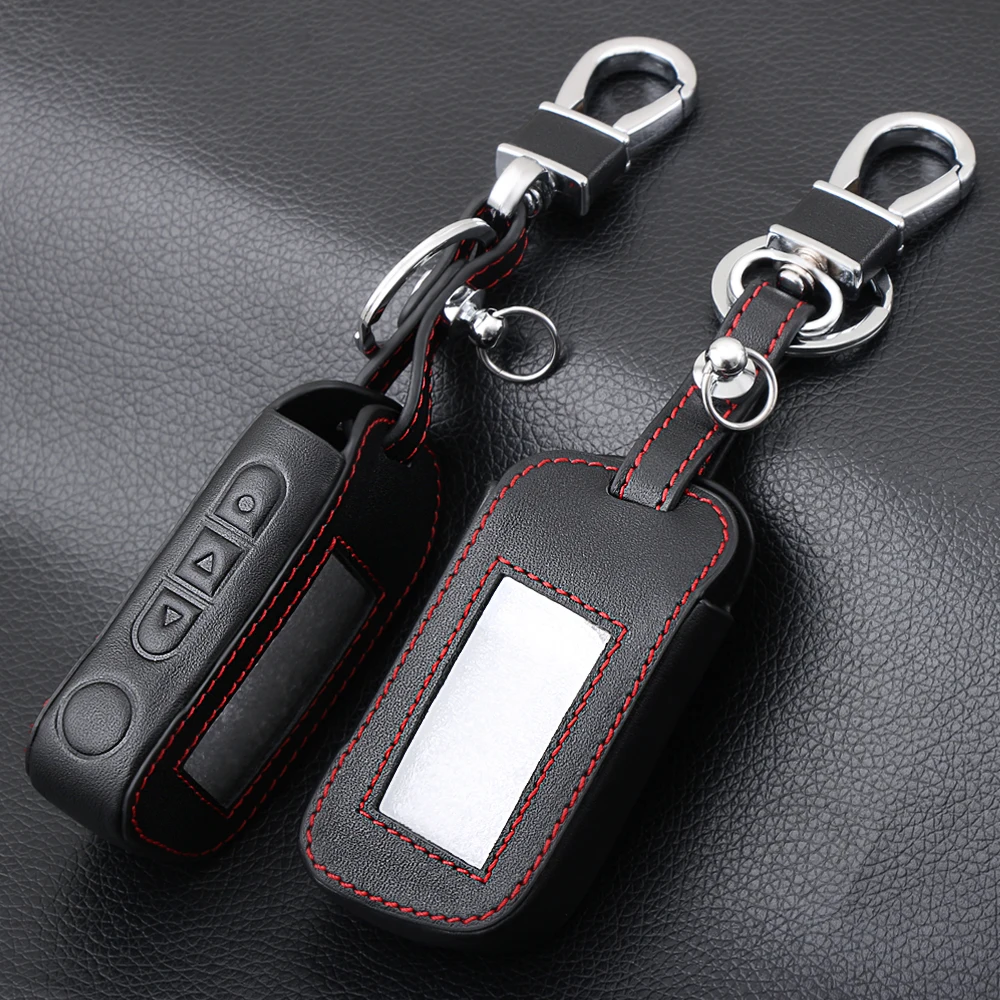 Кожаный чехол для брелока A93 Starline A63|leather case for starline|case starlinestarline a93 |