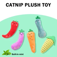 plush squeaky bone dog toys bite resistant clean dog chew puppy training toy soft banana carrot and vegetable pet supplies