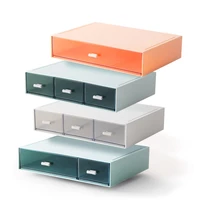 desktop drawer storage box finishing box free combination of multi layer stackable storage box home storage accessory