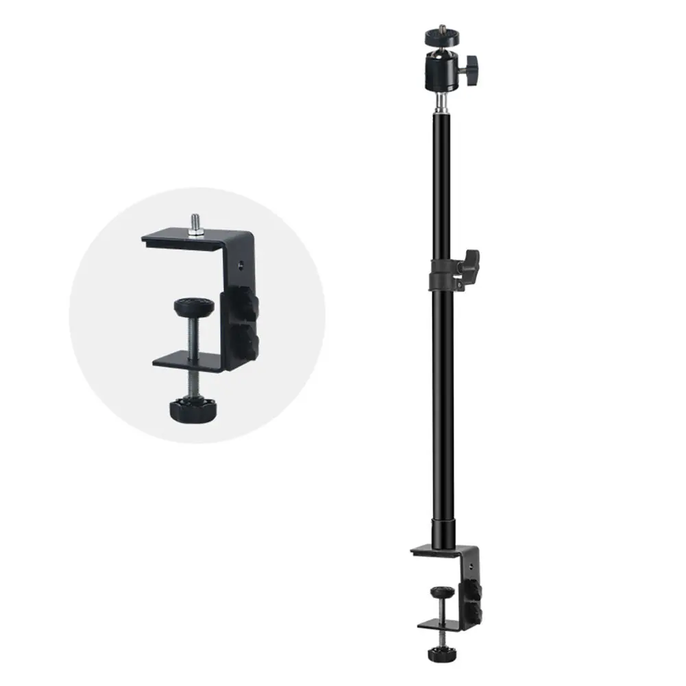 multifunctional non scratches microphone webcam for table mount light stand telescopic rod dslr camera 360 degree rotation free global shipping