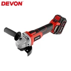 Угловая шлифовальная машина DEVON 2903-LI, 20 в, бесщеточный двигатель, перезаряжаемая батарея, многофункциональная шлифовальная машина
