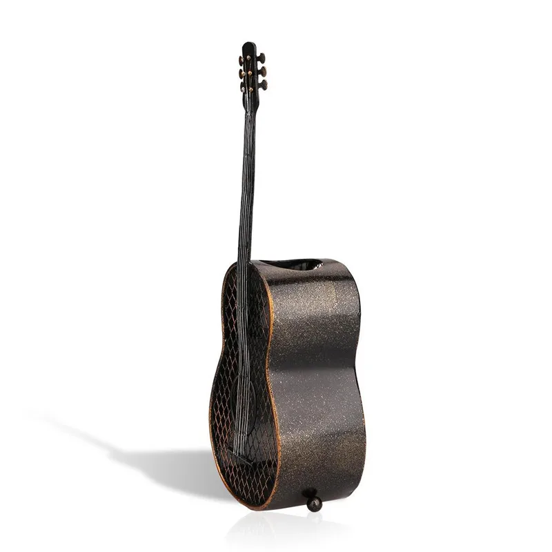 

Bao Guang Ta Creative Crafts Guitar Wine Stopper Debris Storage Rack Ornaments Office Racks Bar Restaurant Home Decor A2527