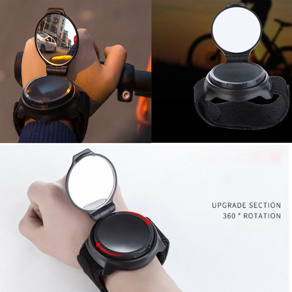 Велосипедный спорт велосипед обратно зеркало Велоспорт запястье ремешок